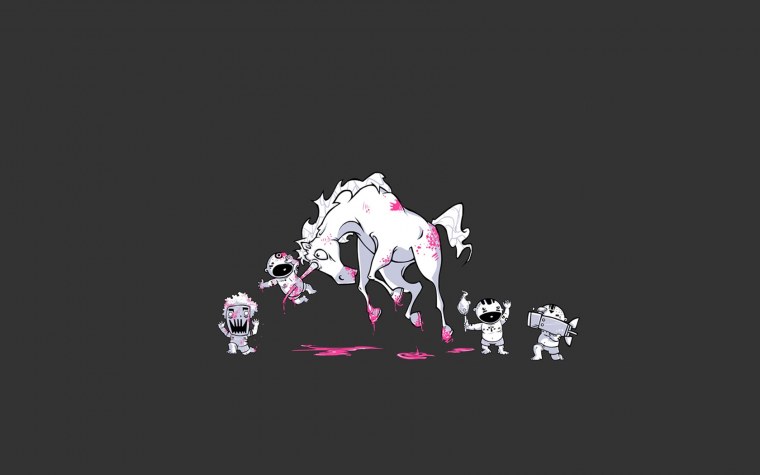 Единорог на рабочий стол компьютера