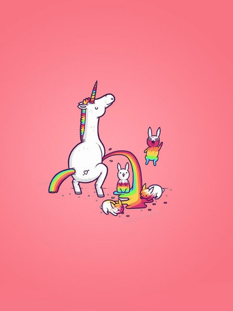 Единорог смешной