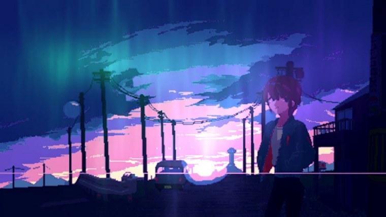 Пиксель арт атмосферный