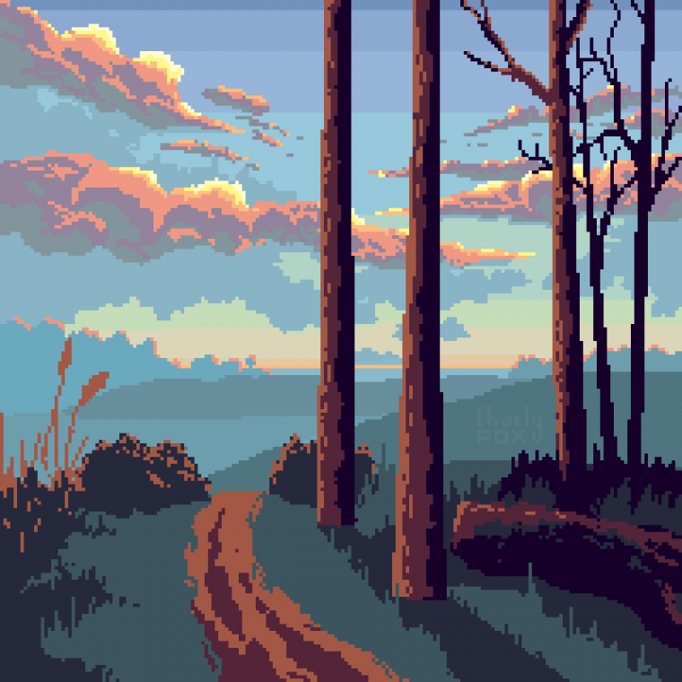 Пиксельная природа