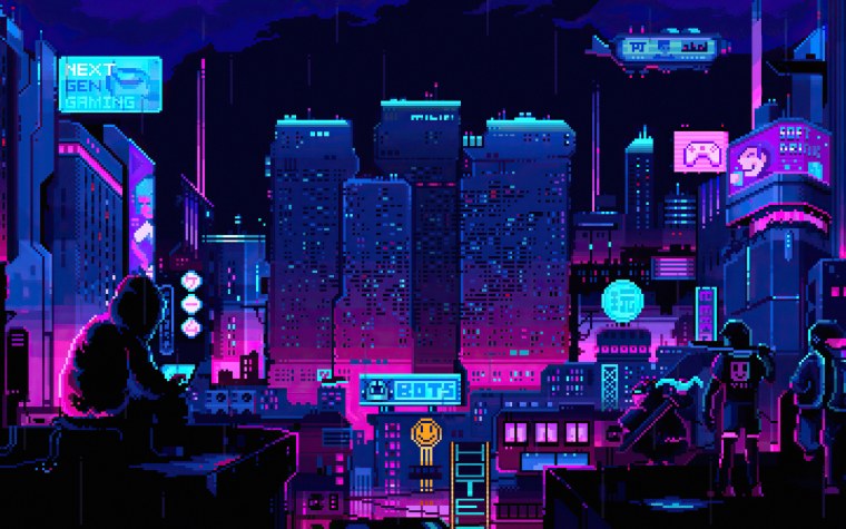 Pixel Cyberpunk ASUS ROG