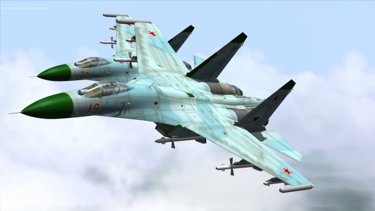 Су-27 двухдвигательный реактивный самолёт