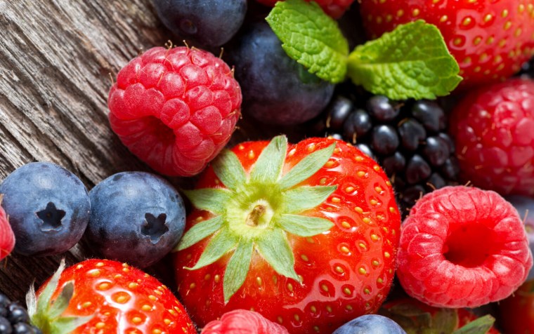 Ежевика малина голубика