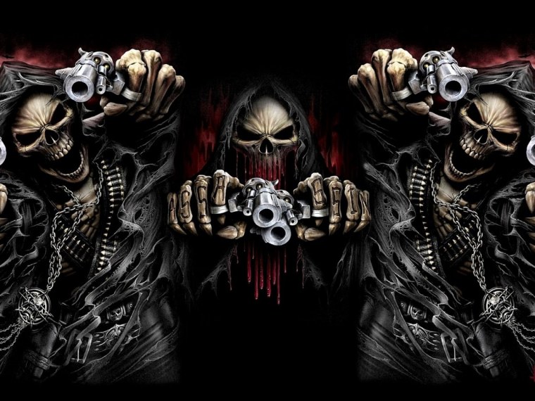 Обои на рабочий стол череп