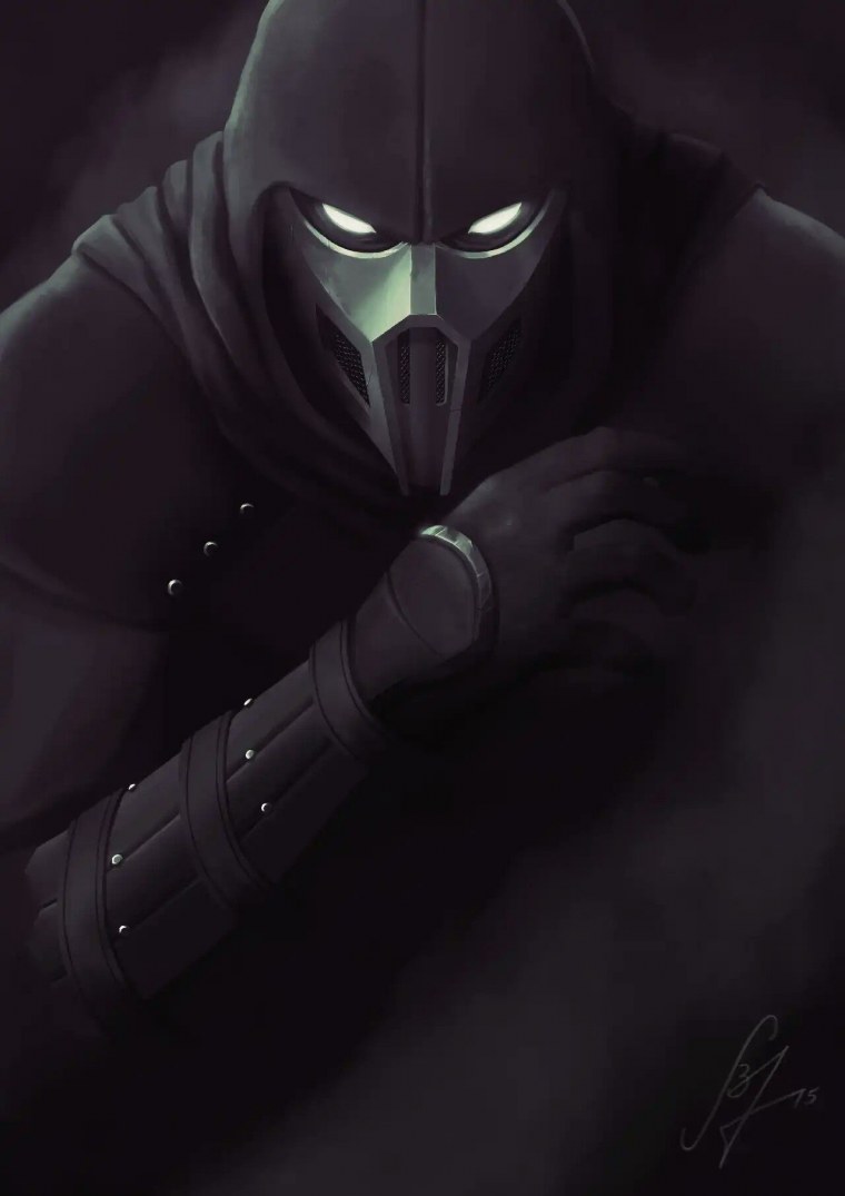 Скорпион и саб Зиро карандашом