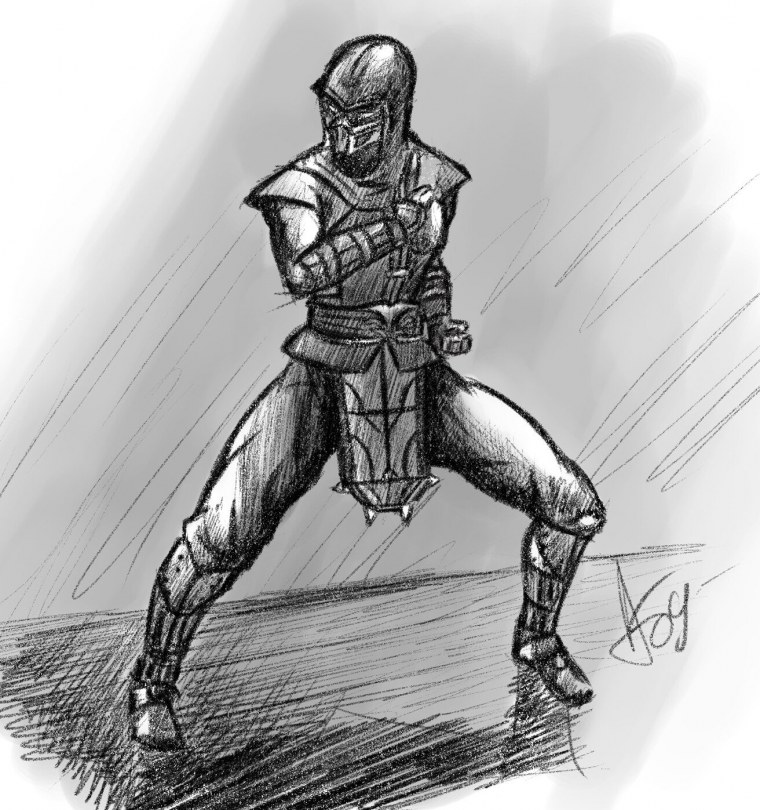 НУБ сайбот карандашом