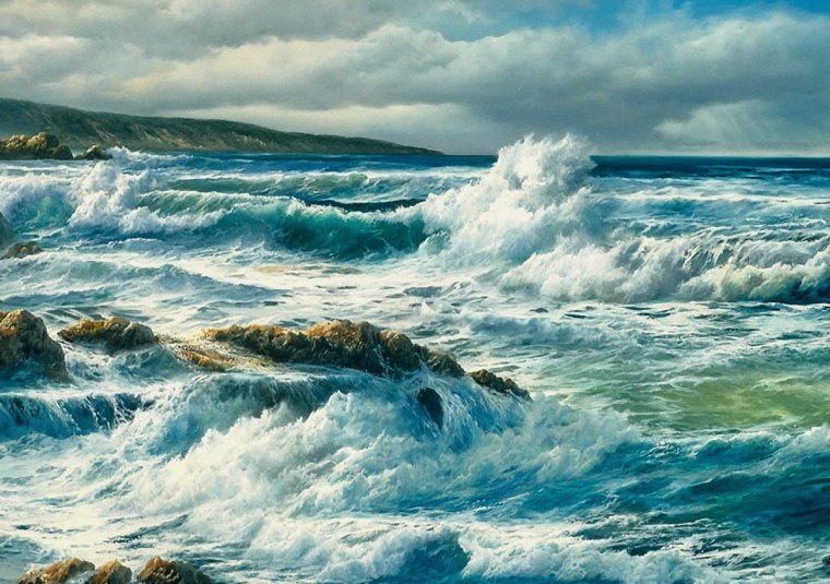 Американская художница-маринист Judy dy'ans