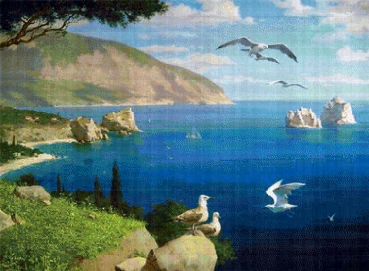 Художник Олег Щербаков Ялта