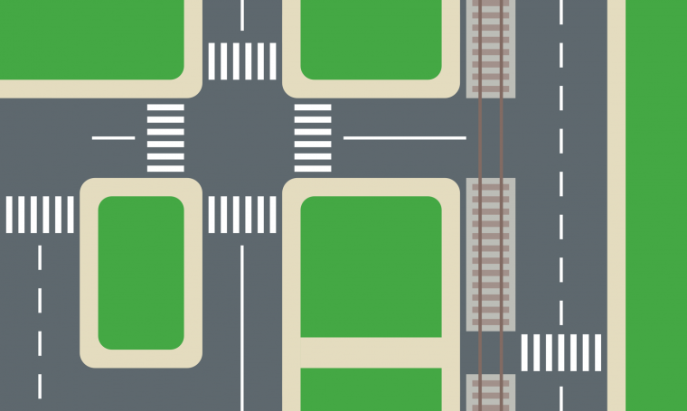 Макет дороги для детского