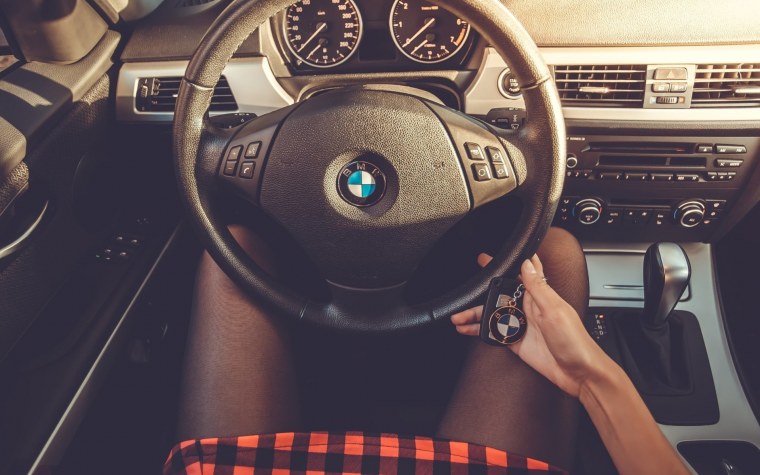 BMW m2 за рулем