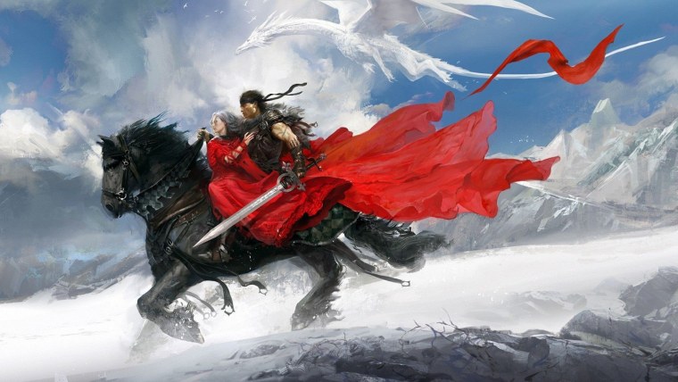 Всадник с мечом на коне