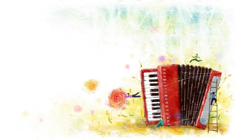 Фон народные инструменты