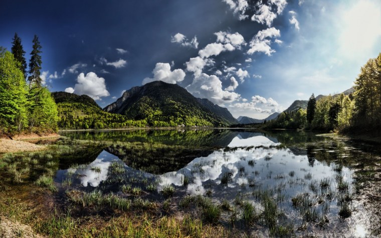 Горы река Весна