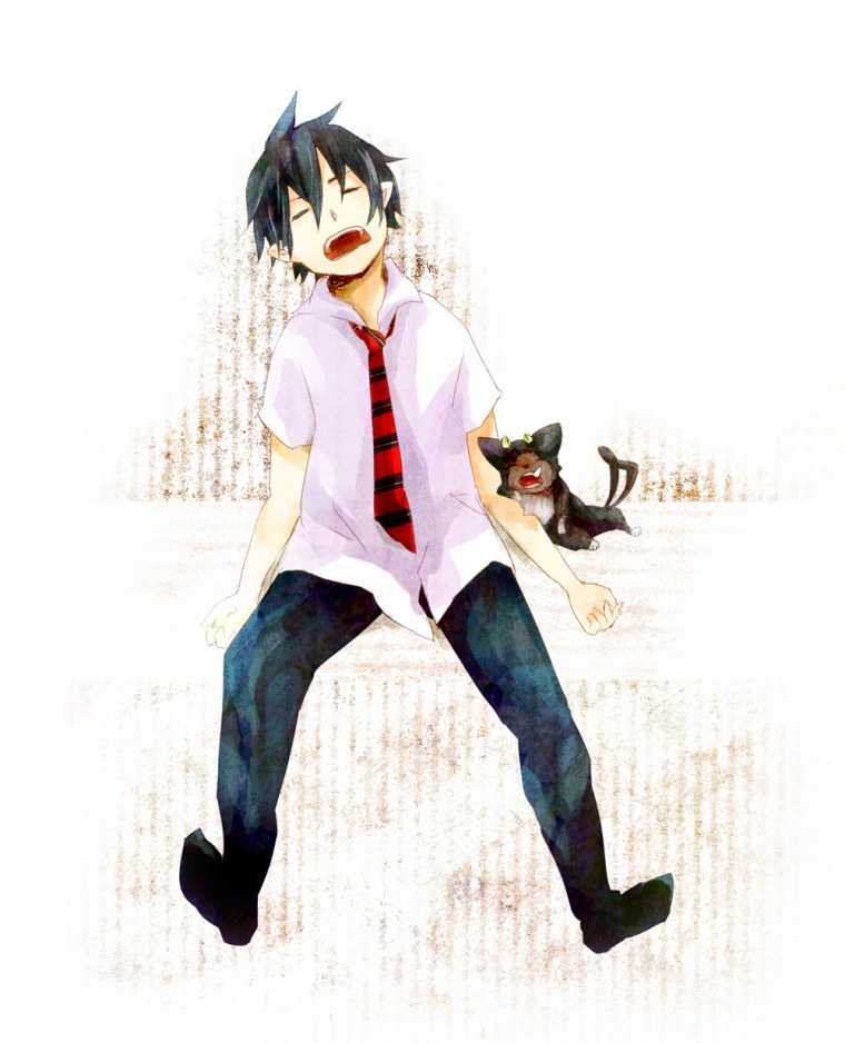 Синий экзорцист рендер