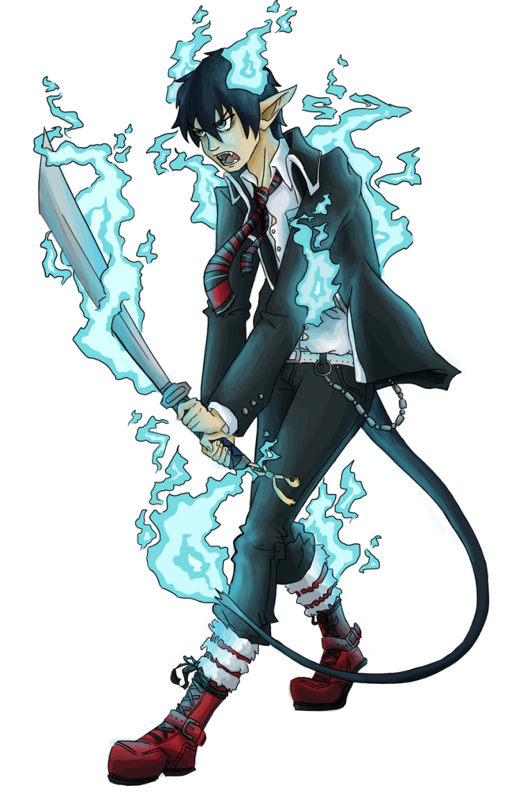 Синий экзорцист рост персонажей