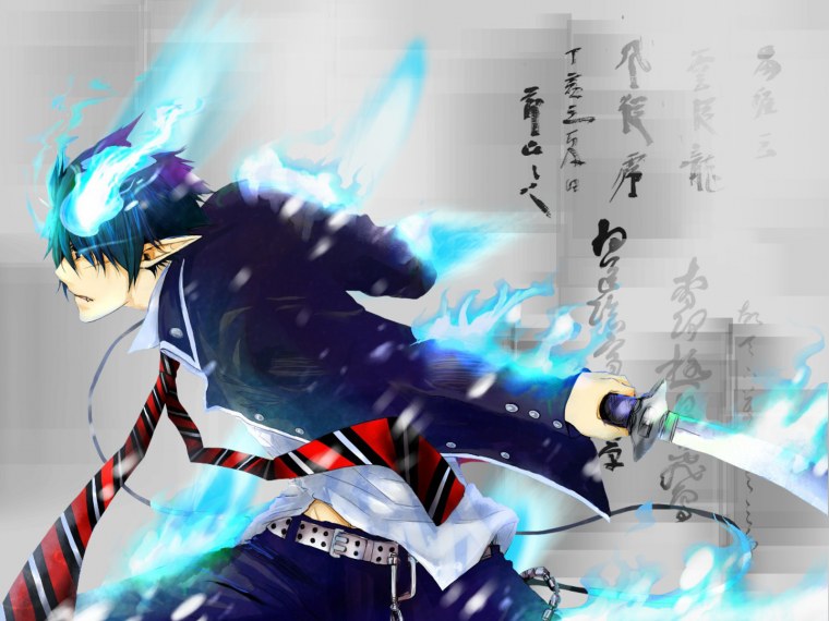 Синий экзорцист Рин Окумура