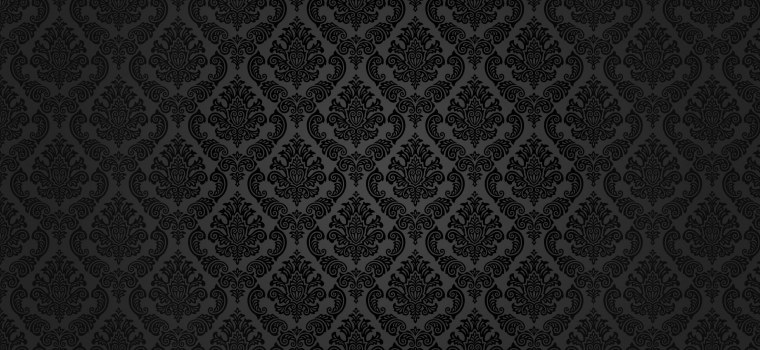 Черный фон с узорами