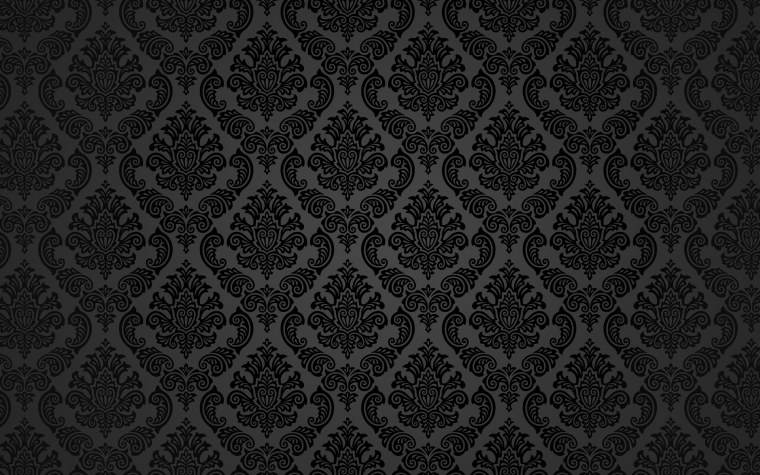 Черный фон с узорами