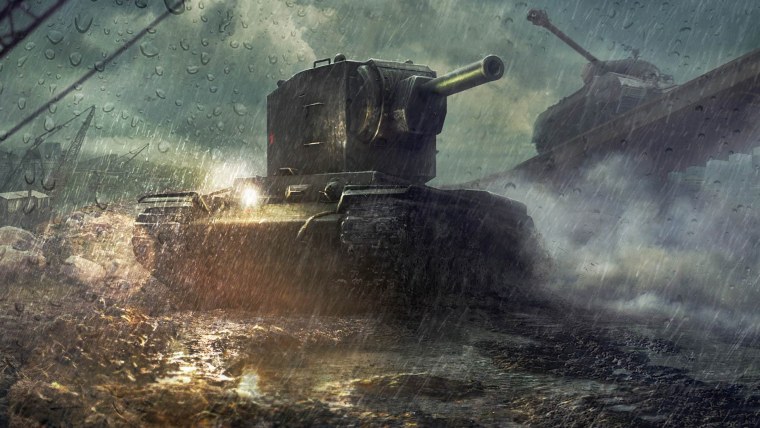 Кв-2 танк World of Tanks Blitz