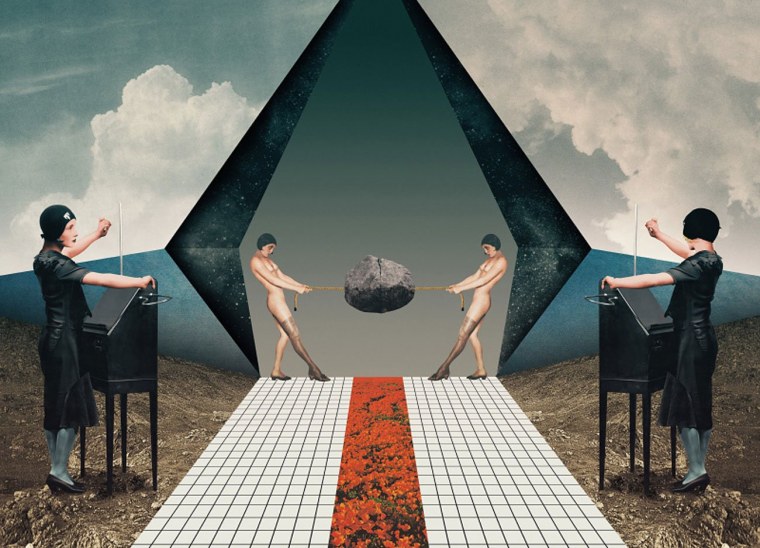 Коллаж в стиле сюрреализм