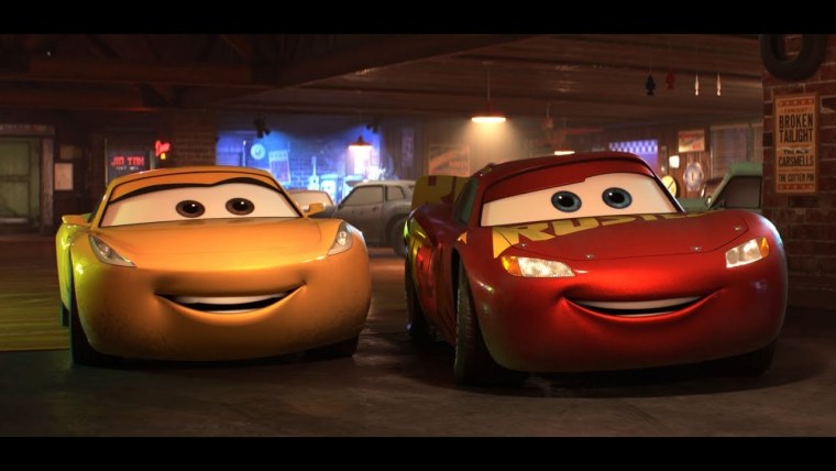 Грустный Маккуин молния Тачки 3