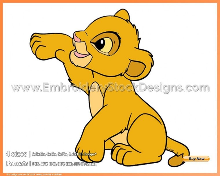 Львенок Симба вектор