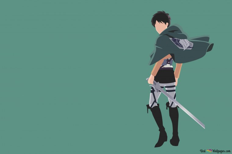 Minimalist anime атака титанов