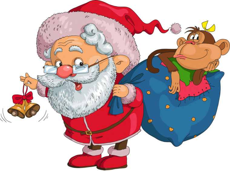 Смешные новогодние персонажи