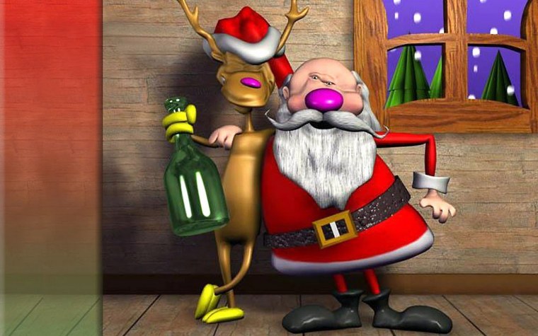 Новый год животные