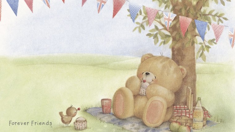 Фоны для детских открыток с мишками