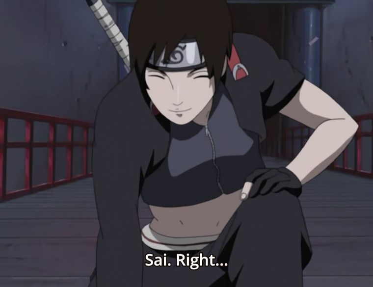 Улыбка сая из Наруто