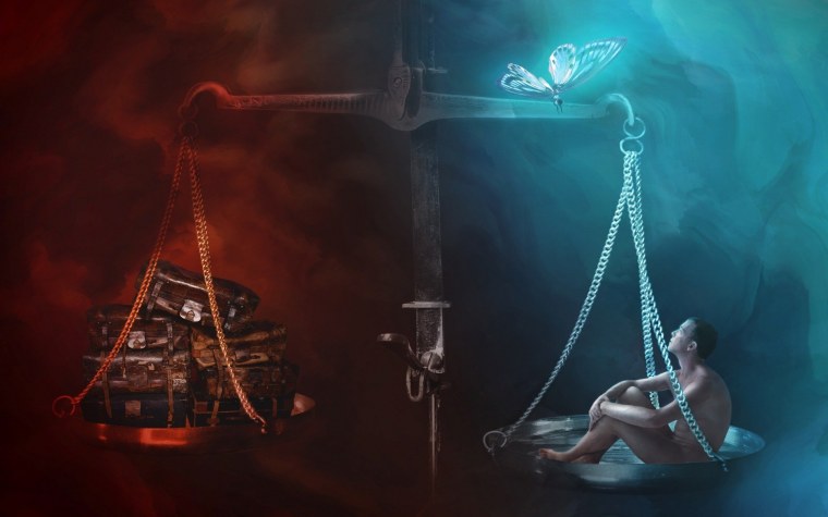 Красивая чаша весов