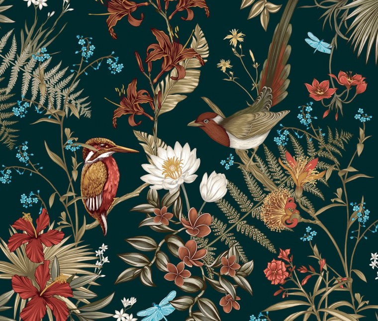 Принт птицы