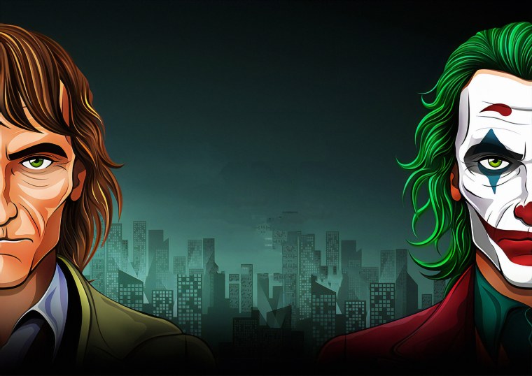 Джокер Хоакин Феникс Постер