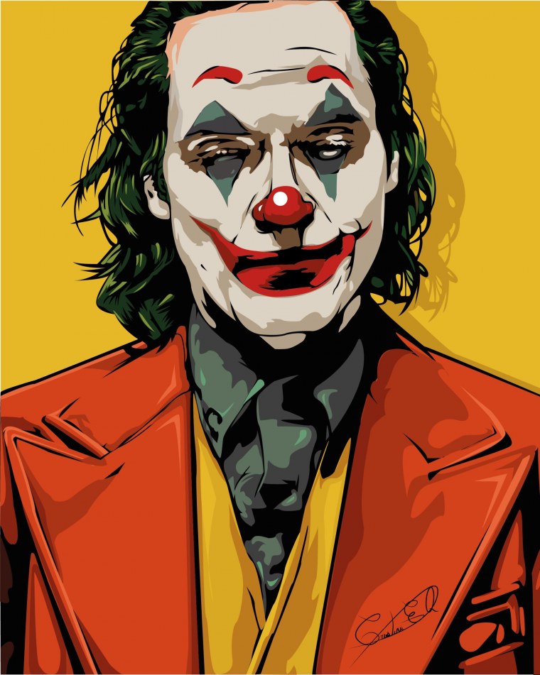 Джокер фильм 2019 Хоакин Феникс Постер