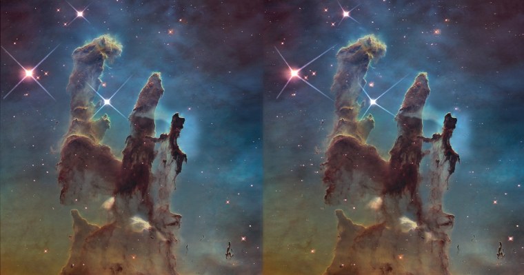 Столпы творения уничтожены взрывом