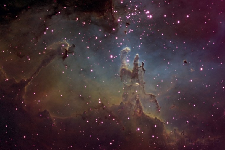 Столпы творения инфракрасный