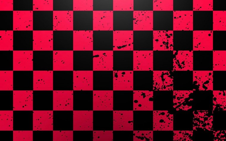 Шахматная доска черно белая