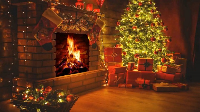Новогодний камин