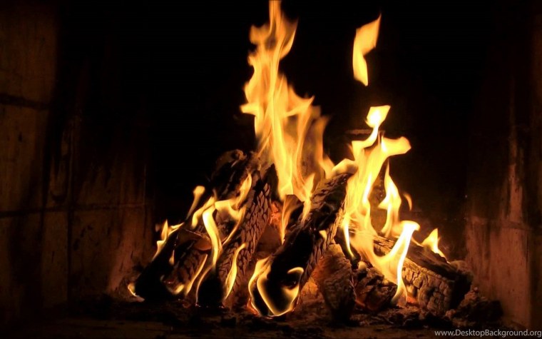 Огонь в камине