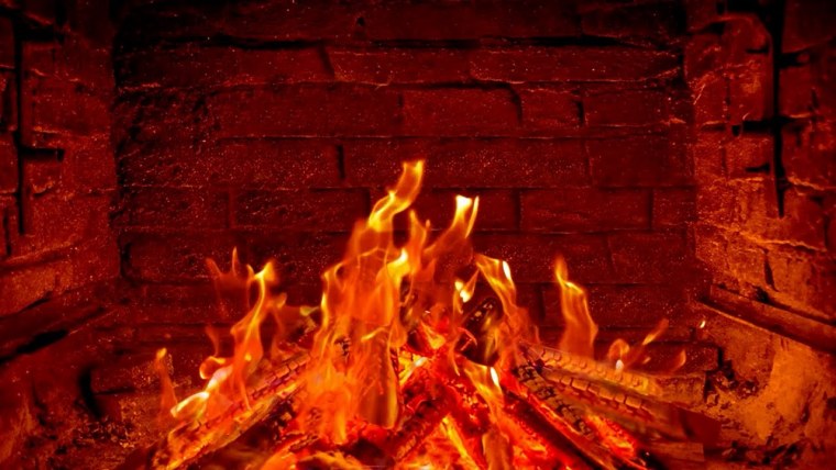 Огонь в камине