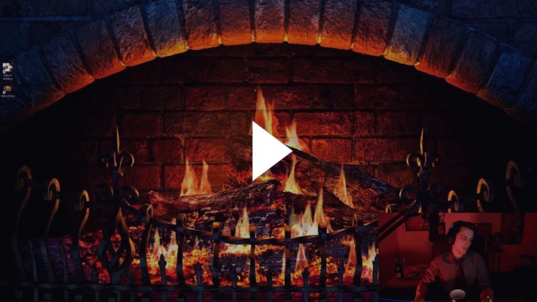 Обои на рабочий стол камин