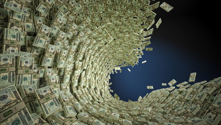 Гора денег