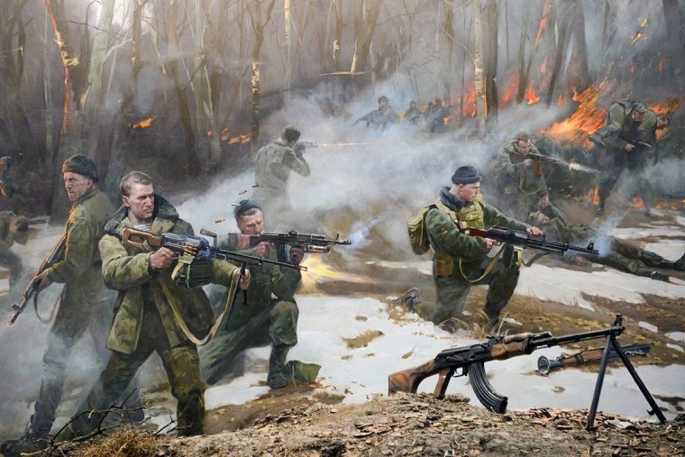 Диорама студии Грекова 6 рота