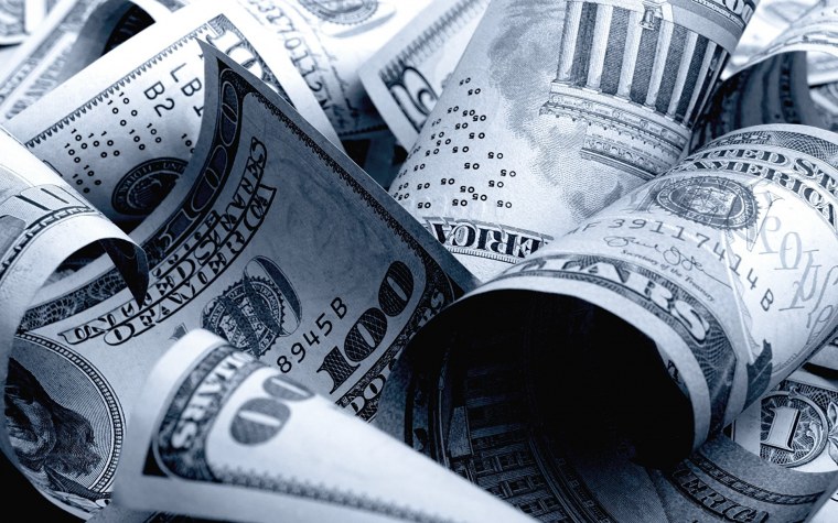 Красивый фон с деньгами