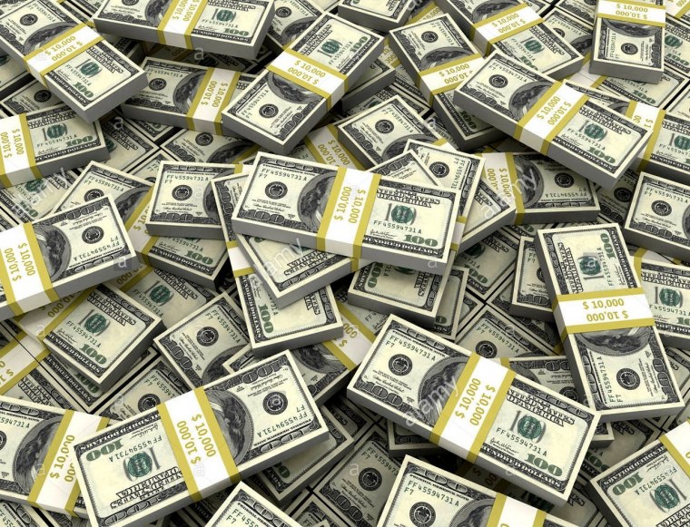 Много долларов