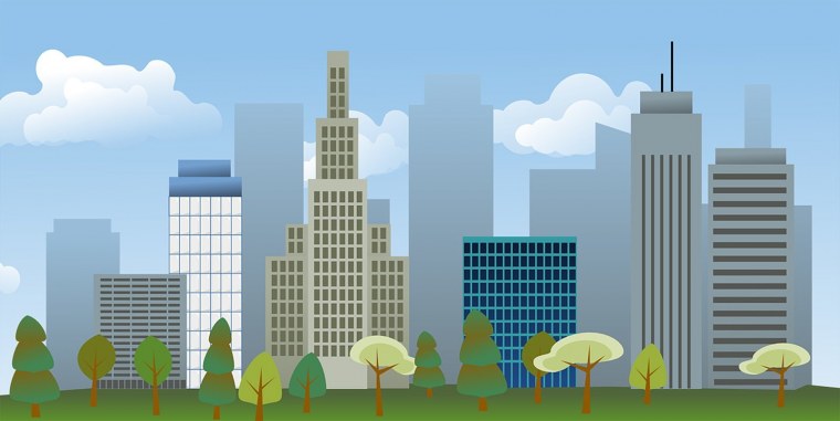 Мультяшный город