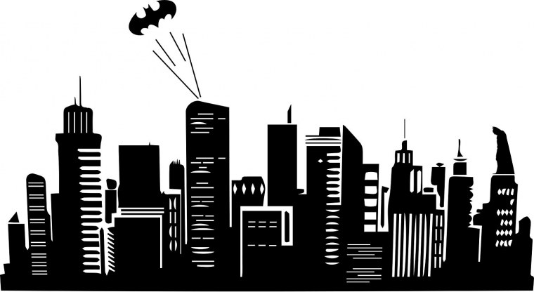 Трафарет "город"