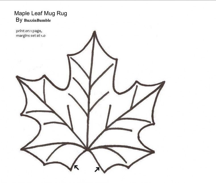 Листья клена с двух сторон