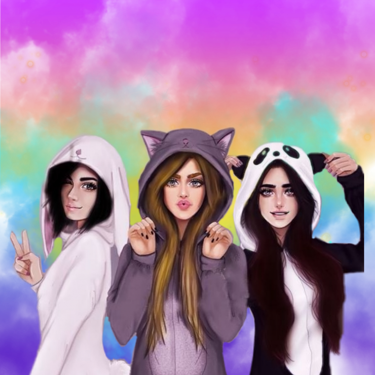 Подруги мультяшные